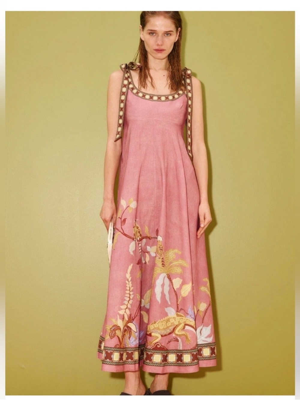 Alemais Zuri Ballet Sundress in Pink, size 2 US size 6 AUS - Picture 2 of 11